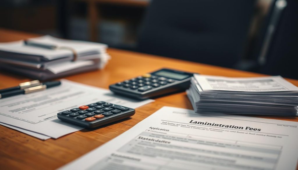 administrative fees when taking a loan
