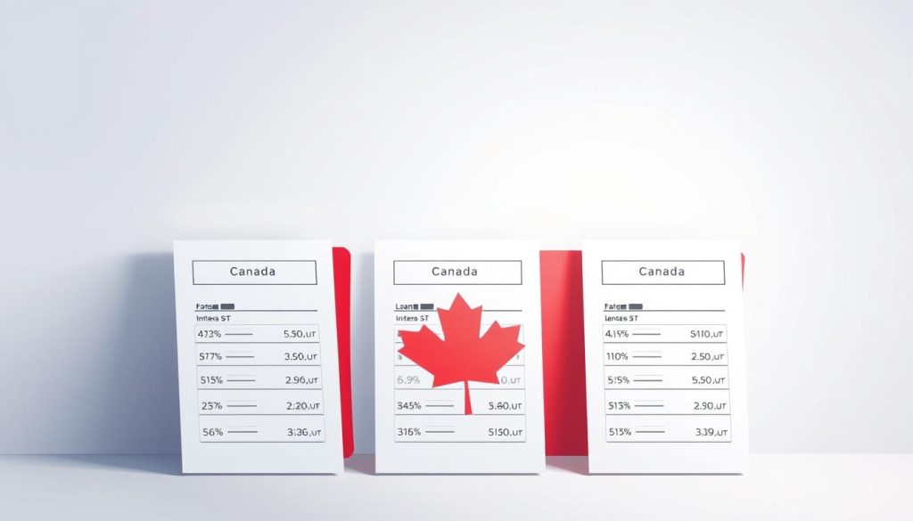comparer taux prêt Canada